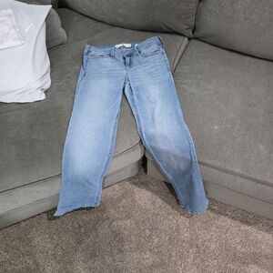 Hollister Women's Sky Blue Boot Cut Jeans